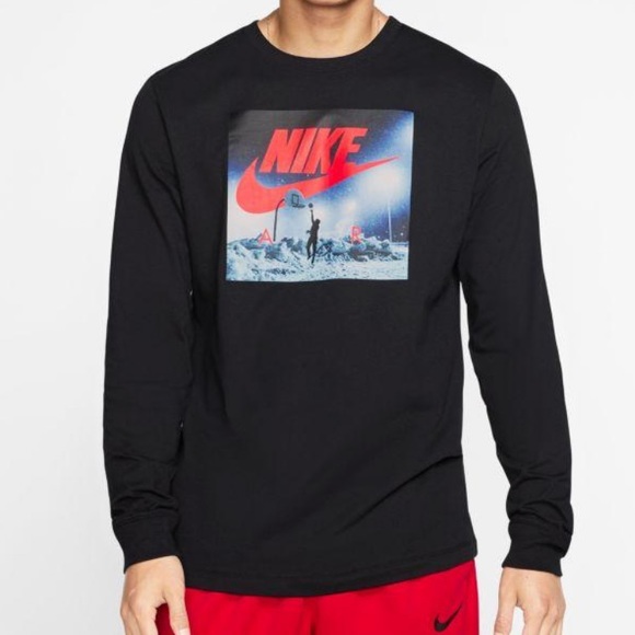 Nike Other - NWT NIKE futura basketball black air snow court L